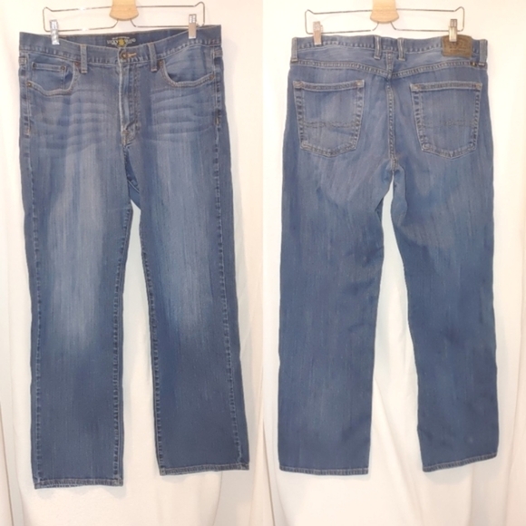 Lucky Brand Jeans 361 Vintage Straight 36 x 32 Medium Wash Zip Fly